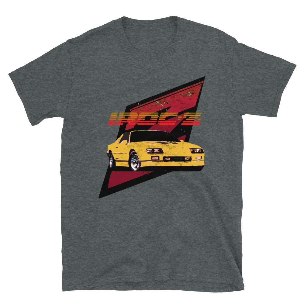 JG Infinite Retro 80's Z28 Camaro IROC-Z Short-Sleeve Unisex T-Shirt Dark Heather