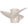 ARKDOZA 14x11 Aluminum Propeller Fit for Yamaha Engine 6E5 Series 60/70/90/115/130HP 15 Tooth 3 Blades Right Rotation view 3