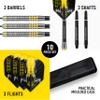 Harrows Dave Chisnall 80% Tungsten Steel Tip Darts (24) view 3
