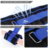 Adjustable Ankle Weights 1-10 LBS Pair with Removable Weight for Jogging, Gymnastics, Aerobics, Physical Therapy, Resistance Training|Each 1-5 LBS, Total 10LBS, Blue view 2