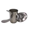 ARKDOZA 9 7/8x13 High Polished Stainless Steel Propeller 9 7/8 Inches RH Props for Yamaha 20-30HP Outboard Motor Pressed in Rubber Hub view 3