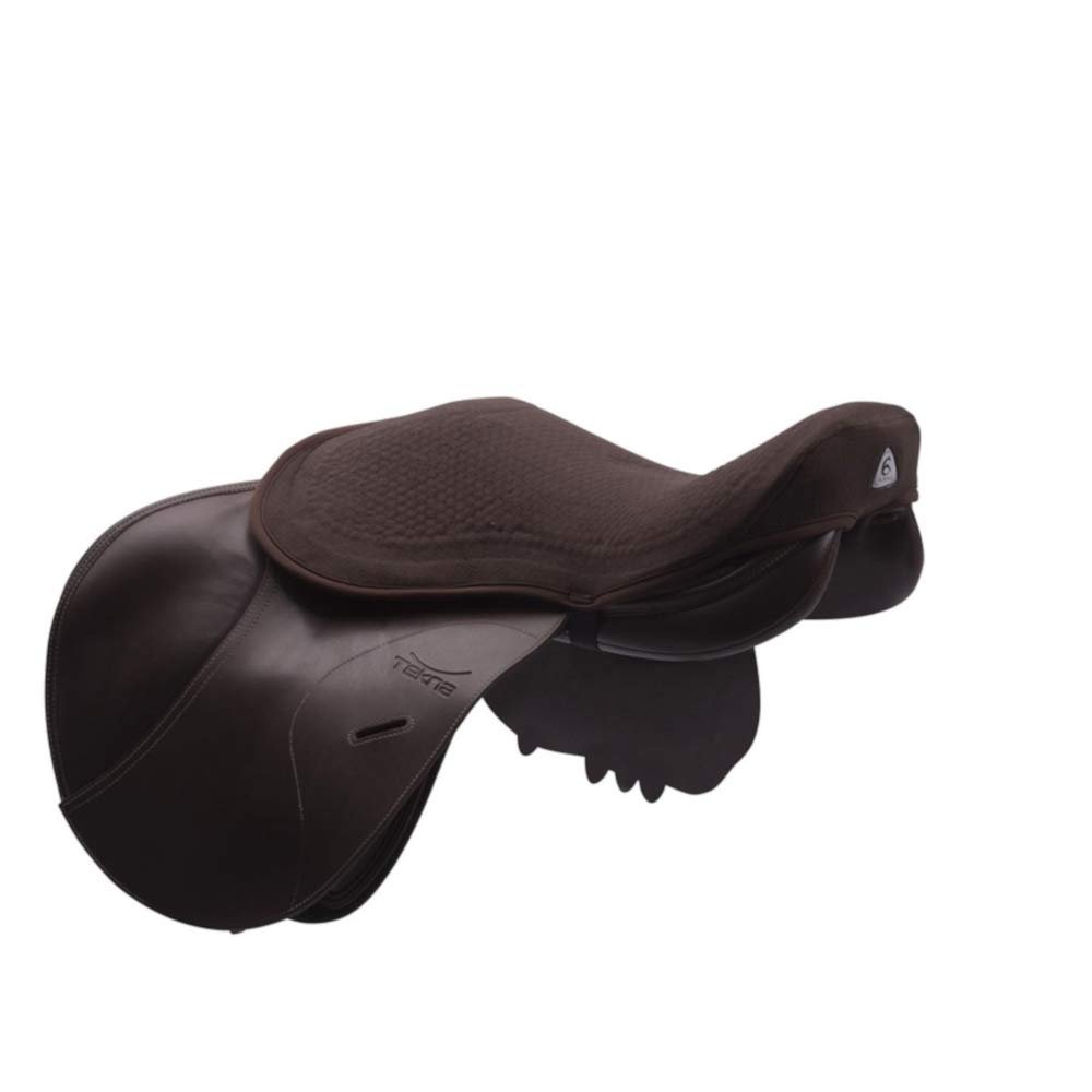 ACAVALLO Gel Seat Saver Jump Dri-Lex 10mm Gel Thickness, Color Brown, Size Large (AC501-07-LG)