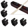 10-Piece Billiards Snooker Cue Clips & Clamps - Fishing Rod Clip Holder for Pool Cues & Rack Storage view 2