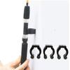 10-Piece Billiards Snooker Cue Clips & Clamps - Fishing Rod Clip Holder for Pool Cues & Rack Storage view 3