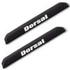 DORSAL Aero Roof Rack Pads for Factory and Wide Crossbars - Pack of 2 for Surfboards Kayaks Sups Snowboards Polyester 34" Inch Factory Aero Bars (Narrow) Black view 1