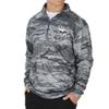 Zubaz Men's MINNESOTA VIKINGS GRAY TONAL CAMO LINES POLY FLEECE 1/4 ZIP Small view 1
