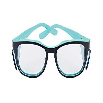 Eyewear Safety Clear Demo Lens Black Blue