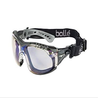 Eyewear Safety CSP PC Anti Scratch | Anti Fog Platinum Black & Grey