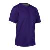 Champro Revtee Reversible Tee, Youth Small, Purple, White view 2