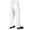 CHAMPRO MVP OB Open Bottom Baseball Pant with Contrast Color Braid Piping and Reinforced Double Knee view 2