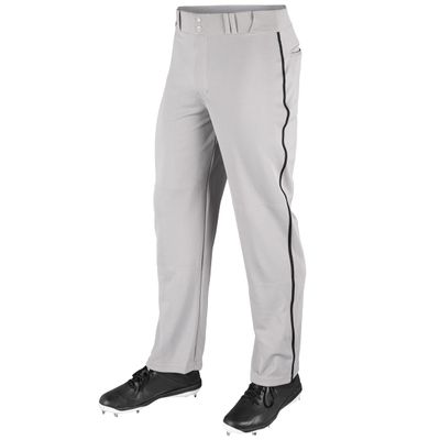 Champro MVP OB Open Bottom Baseball Pant with Contrast Color Braid Piping and Reinforced Double Knee