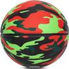 AND1 Ultra Grip Advanced Premium Rubber Basketball (Deflated w/Pump Included): Official Regulation Size 7 (29.5) Streetball, Made for Indoor/Outdoor Basketball Games, Red/Green view 2