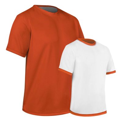 Champro Revtee Reversible Tee, Adult Medium, Orange, White