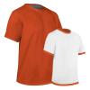 Champro Revtee Reversible Tee, Adult Medium, Orange, White view 1