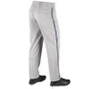 Champro MVP OB Open Bottom Baseball Pant with Contrast Color Braid Piping and Reinforced Double Knee view 2