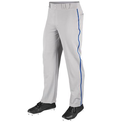 Champro MVP OB Open Bottom Baseball Pant with Contrast Color Braid Piping and Reinforced Double Knee