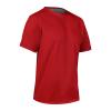 Champro Revtee Reversible Tee, Youth Large, Scarlet, White view 2
