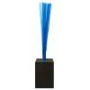 Champro Foam Base Plug with Optic Blue Tassel, Black, Optic Blue, B008F view 1