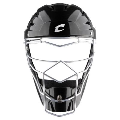 Champro Optimus MVP Hockey Style Baseball/Softball Catchers Headgear, Adult, Black