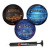 AND1 Mini Basketball 3 Pack Set for Kids (Deflated w/Pump Included): - Size 3 7-Inch Premium Youth Size Basketballs, Easy to Grip, Made for Indoors and Outdoors view 1