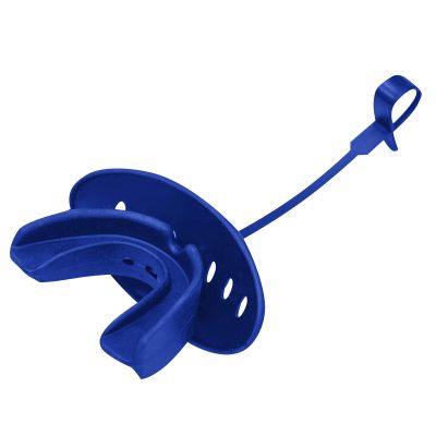CHAMPRO Mouthguard with Lip Protector, Youth, Royal