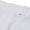 CHAMPRO youth Straight Open Bottom Baseball Pants, White, Navy, X-Small US view 3