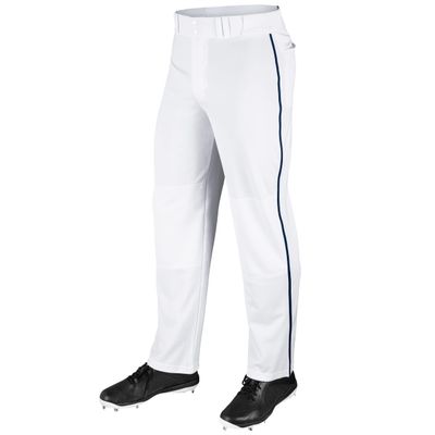 Champro MVP OB Open Bottom Baseball Pant with Contrast Color Braid Piping and Reinforced Double Knee