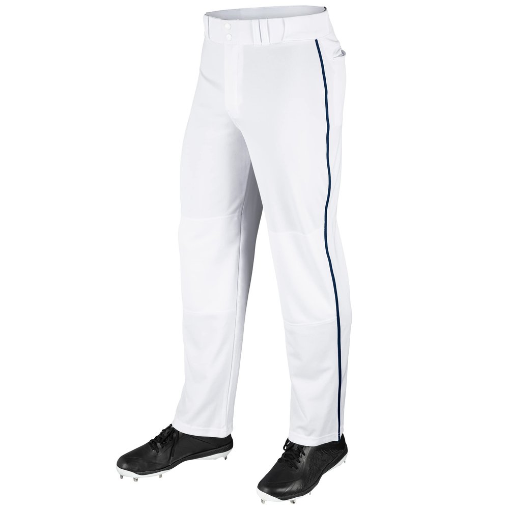 Champro MVP OB Open Bottom Baseball Pant with Contrast Color Braid Piping and Reinforced Double Knee