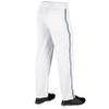 Champro MVP OB Open Bottom Baseball Pant with Contrast Color Braid Piping and Reinforced Double Knee view 2