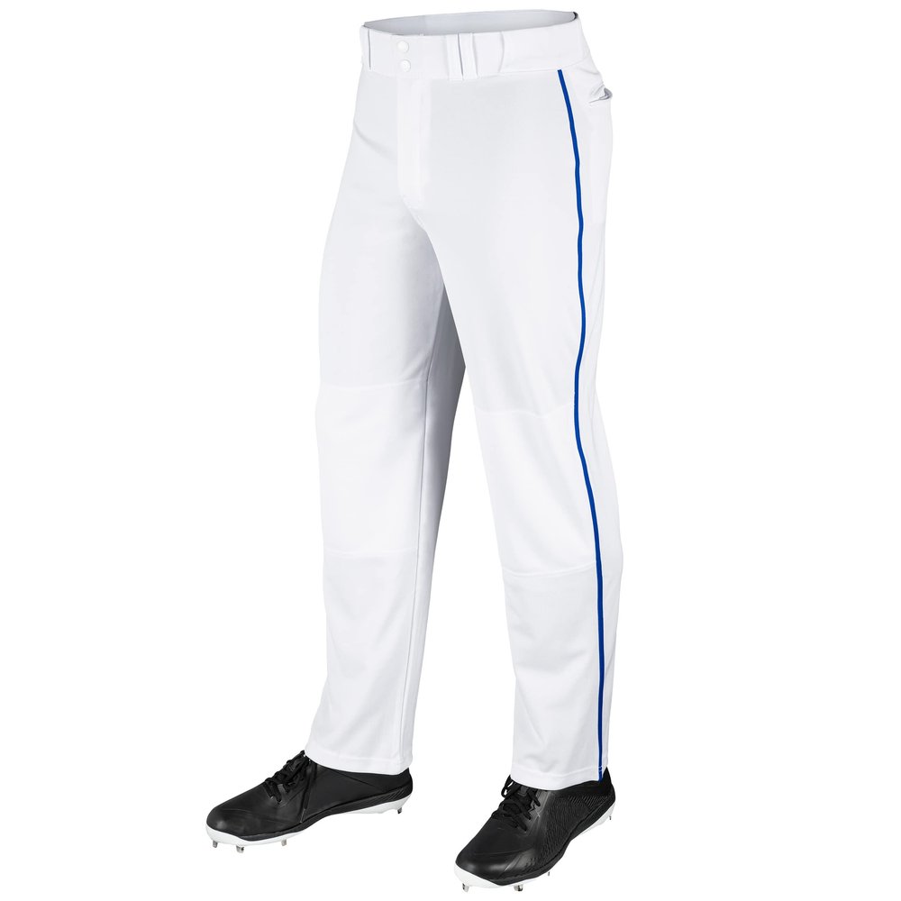 Champro MVP OB Open Bottom Baseball Pant with Contrast Color Braid Piping and Reinforced Double Knee