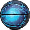 AND1 Chaos Basketball: Official Regulation Size 7 (29.5 inches) Rubber Basketball - Deep Channel Construction Streetball, Made for Indoor Outdoor Basketball Games, Black Hole view 2