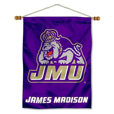 James Madison Dukes Banner with Hanging Pole