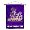 James Madison Dukes Banner with Hanging Pole view 1