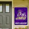 James Madison Dukes Banner with Hanging Pole view 2