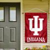 Indiana Hoosiers Banner with Hanging Pole view 2