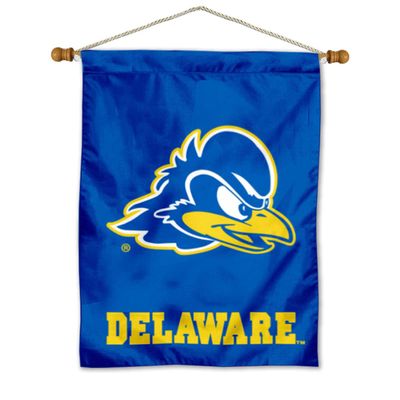 Delaware Blue Hens Banner with Hanging Pole