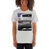 1967 Stang Hardtop American Classic Muscle Car Short-Sleeve Unisex T-Shirt Sport Grey view 3