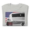 1967 Stang Hardtop American Classic Muscle Car Short-Sleeve Unisex T-Shirt Sport Grey view 4