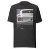 1967 Stang Hardtop American Classic Muscle Car Short-Sleeve Unisex T-Shirt Dark Heather view 1