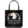 Choreographer Fabulous Magical Like Unicorns Funny Rainbow Tote Bag view 1