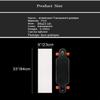 ZUEXT 9" x 33" Clear Skateboard Grip Tape Sheet 2 Pack, Bubble Free Waterproof Scooter Grip Tape, Longboard Griptape, Sandpaper for Rollerboard Stairs Pedal Wheelchair Steps (84x23cm) view 2