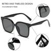 MAXJULI Oversized Sunglasses for Women Men UV Protection (C1 Black Frame/Grey Lens) view 4