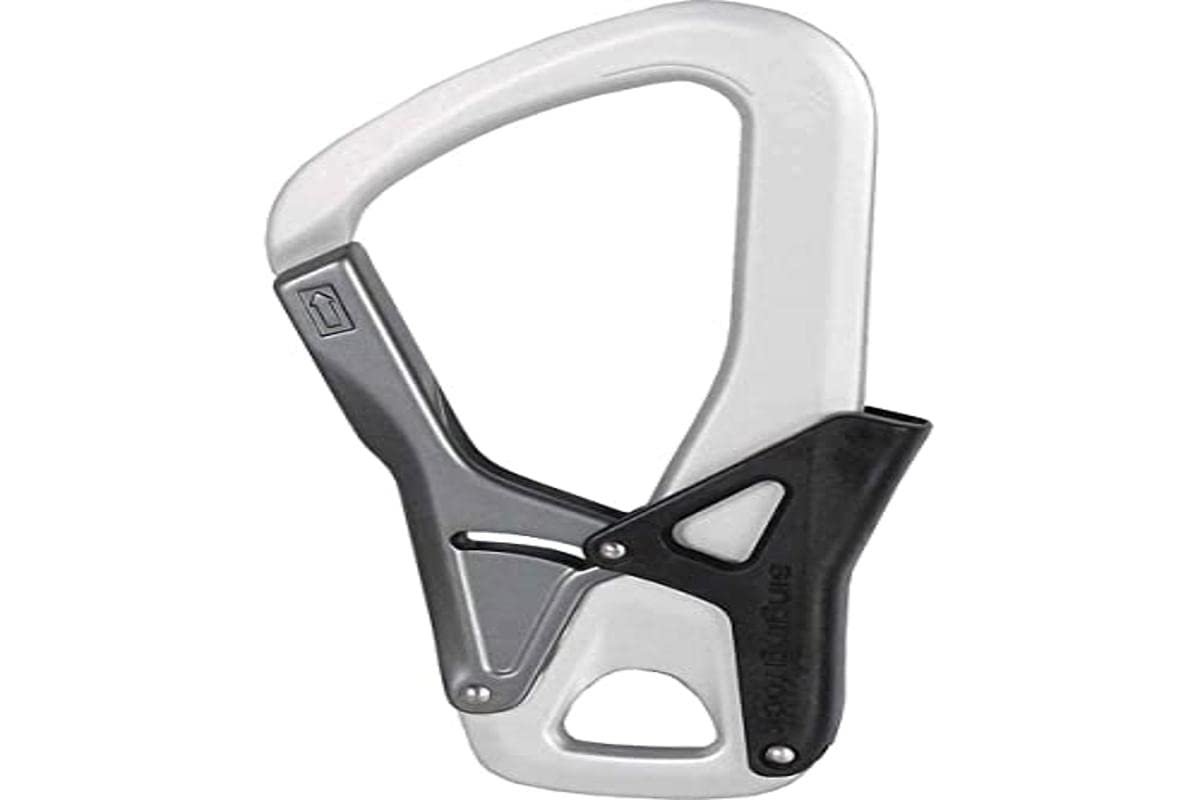 Singing Rock Palm Via Ferrata Carabiner, Gray