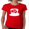 ALLNTRENDS Women's T Shirt Irish Litty Gang St Patricks Shirt Shamrock Clover (2XL, Red) view 1
