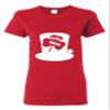ALLNTRENDS Women's T Shirt Irish Litty Gang St Patricks Shirt Shamrock Clover (2XL, Red) view 4