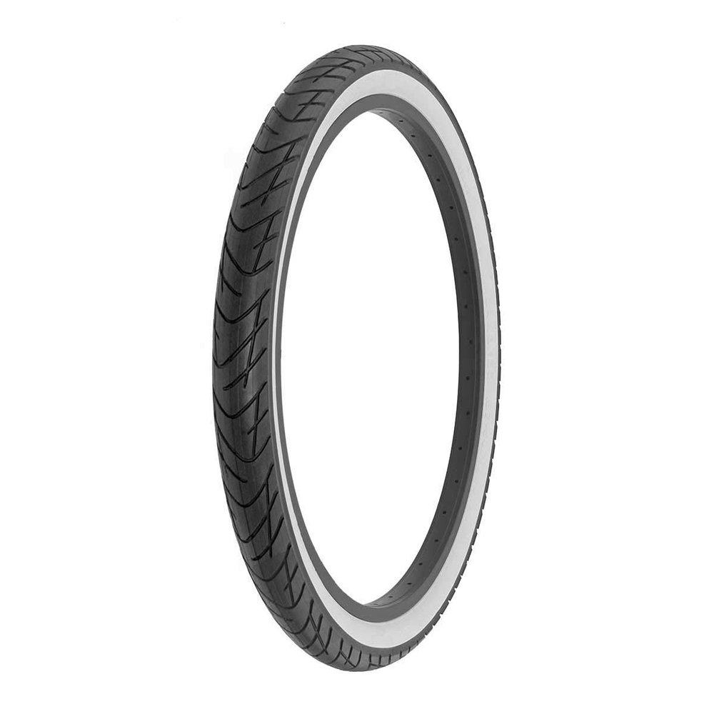 Alta Bicycle Tire Duro 24" x 2.125" Bike Tire Beach Bum Pattern Tread Style (Black/White Wall)