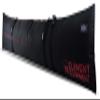Element Equipment Padded Ski Bag Adjustable One Size Fits All Travel Ski Bag Black/Red