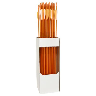 October Mountain Products Fiberglass 26 in. Youth Arrow (36 Pack - Orange)