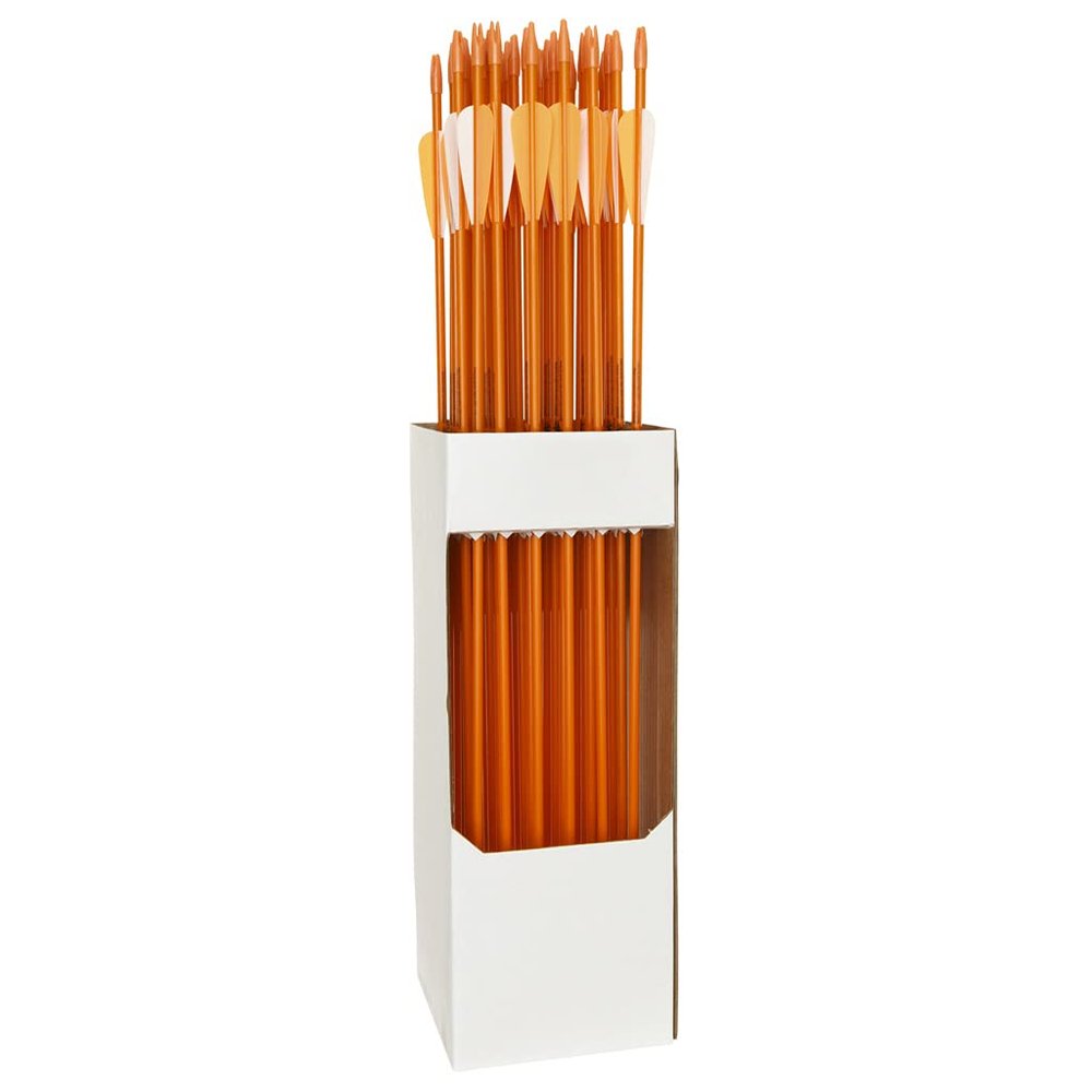 October Mountain Products Fiberglass 26 in. Youth Arrow (36 Pack - Orange)