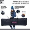 Element Equipment Padded Snowboard Bag Travel Snowboard Bag Black/Pink view 3